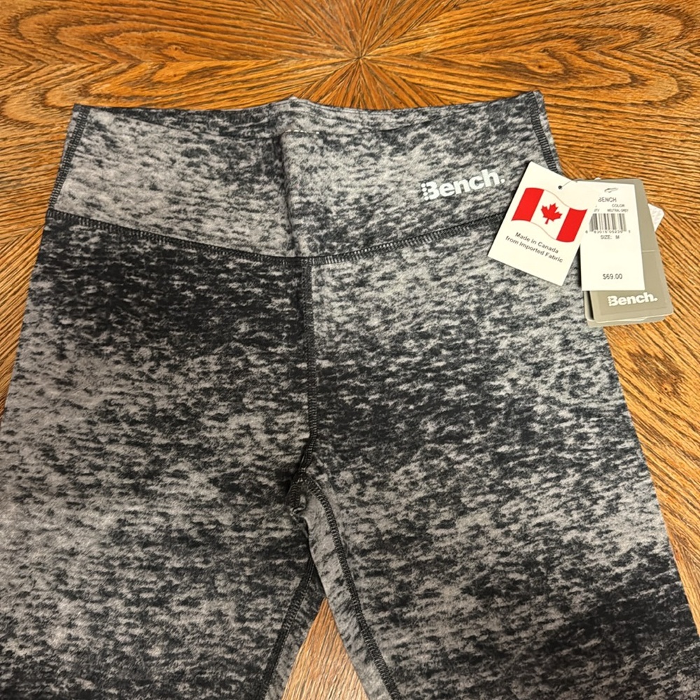 Bench NWT BLACK GRAY SUPER HOLD HIGHRISE FULL LENGTH LEGGINGS